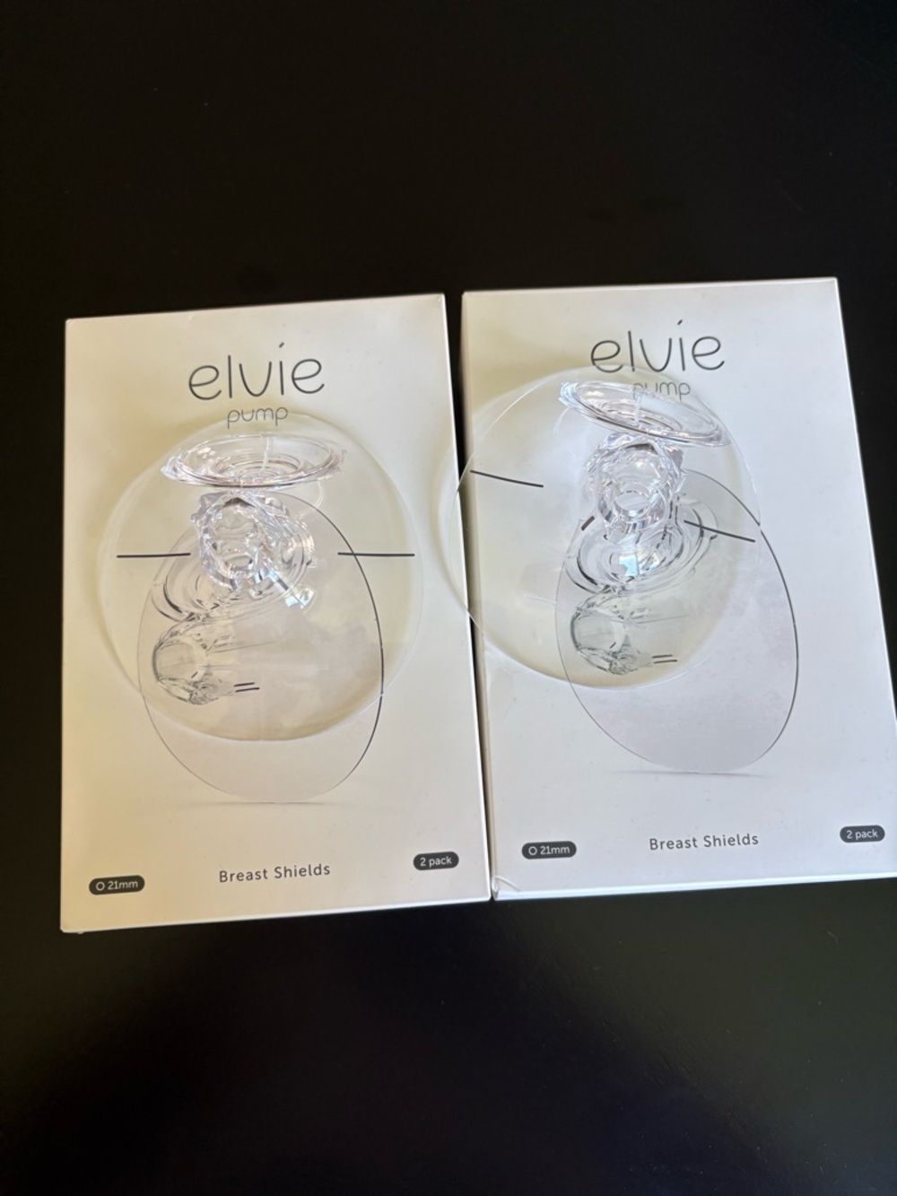 Elvie Clear Breast Shields 2-Pack - (3 sets)